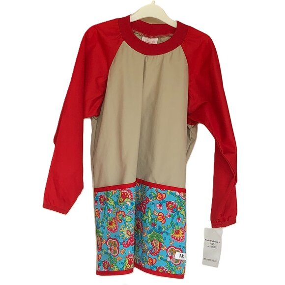 Creation MK Other - NWT Kid Long Sleeve Craft Smock Apron w/3 Pockets Made in Quebec by Creation MK